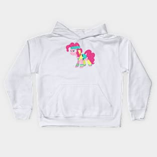 Pinkie Pie workout 1 Kids Hoodie